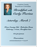New Hampshire event graphic for Carly Fiorina March 7, 2015