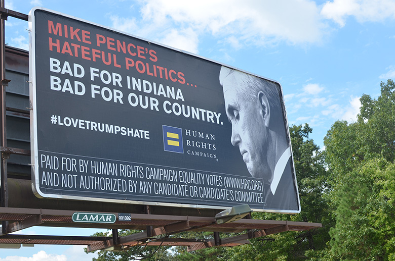 2016 Presidential Campaign Billboards General Election Human Rights