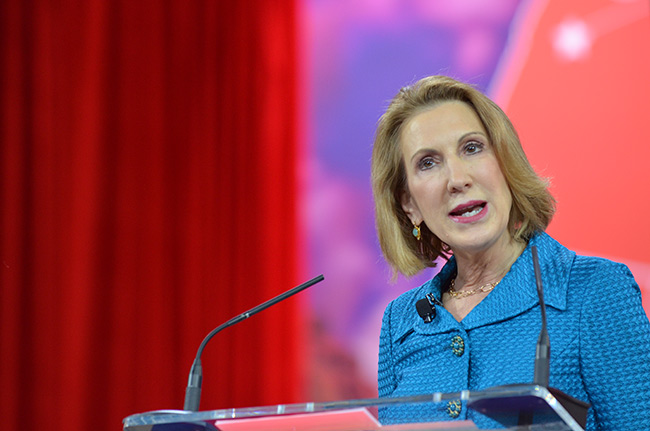 photo 2 of carly fiorina at cpac 2015