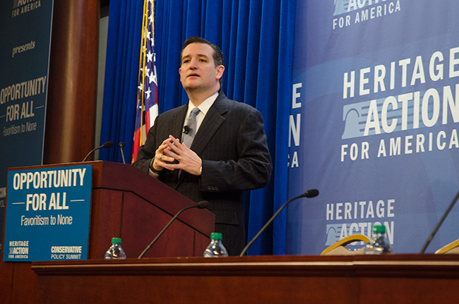 photo 2 of ted cruz at heritage foundation action conservative policy summit