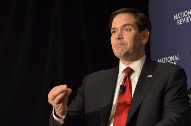 photo 3 of sen. marco rubio at national review institute's 2015 ideas summit