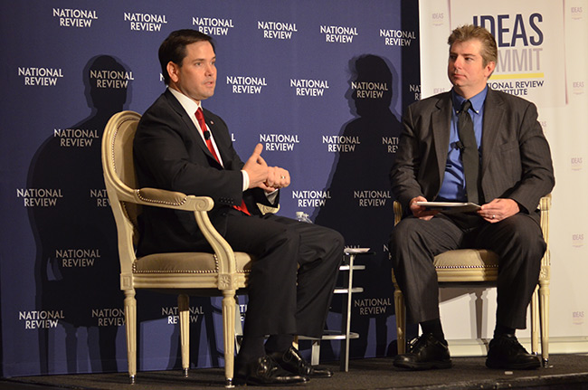 photo 5 of sen. marco rubio at national review institute's 2015 ideas summit