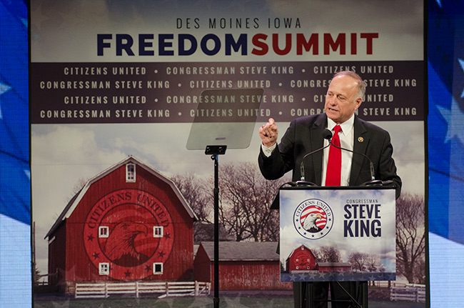 photo 4 Steve King opening remarks at Iowa Freedom Summit