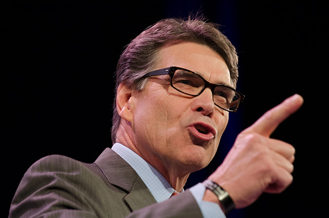 Photo 1 of Rick Perry at the Iowa Freedom Summit