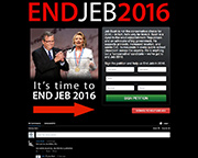 web site grab for End Jeb 2016