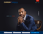 screen grab of Carson America Exploratory Committee