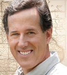 head shot of former Sen. Rick Santorum