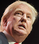 head shot of Donald Trump
