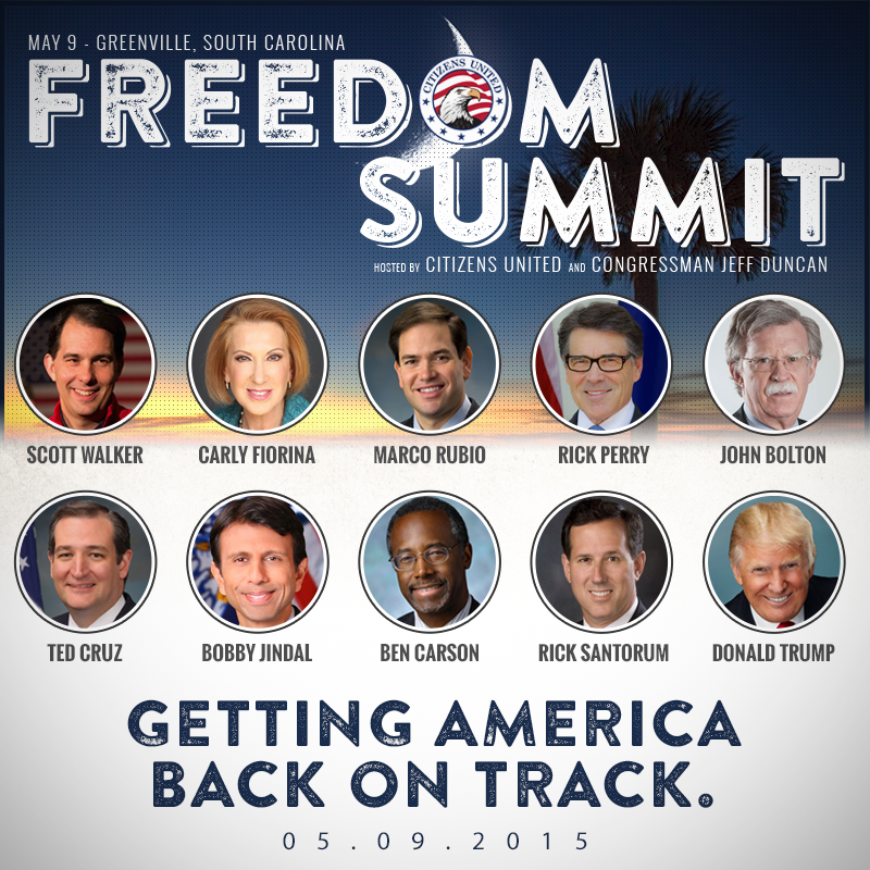 South Carolina Freedom Summit Graphic