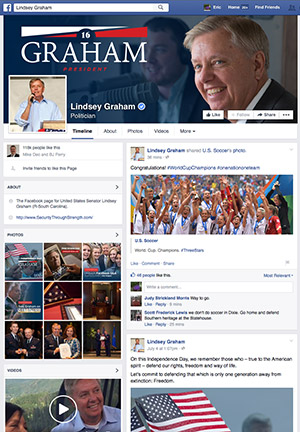 lindsey graham facebook page