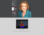 Carly Fiorina web site grab number 1