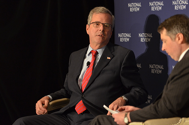 photo 2 of jeb bush at national review institutes' ideas summit