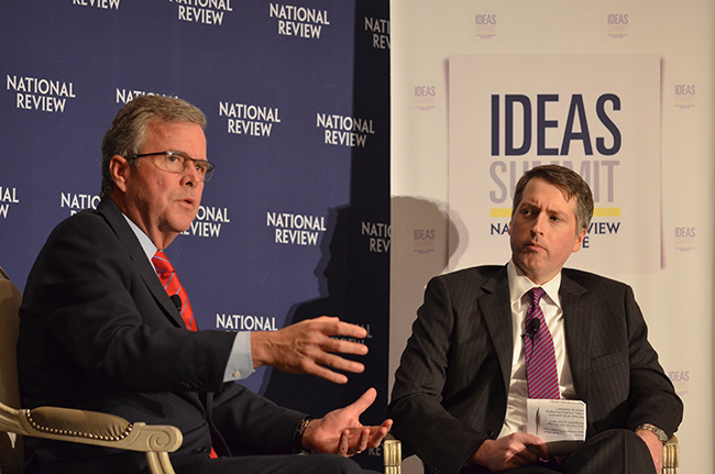 photo 7 of jeb bush at the national review institute's ideas summit