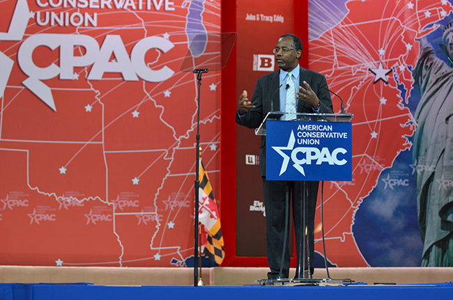 photo 1 of dr. ben carson at cpac 2015