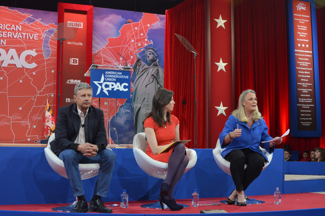 photo 1 of former gov. gary johnson at cpac 2015