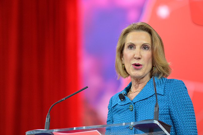 photo 1 of carly fiorina at cpac 2015