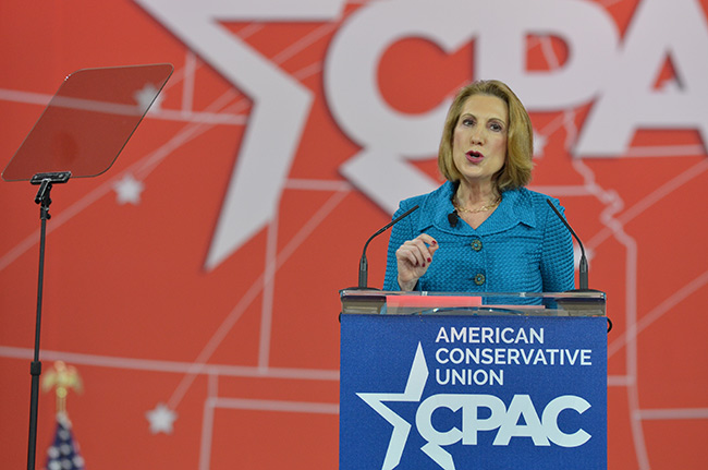 photo 4 of carly fiorina at cpac 2015