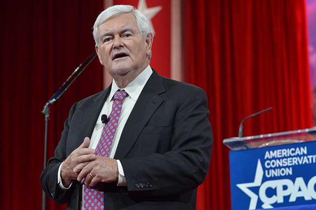 photo 3 of newt gingrich at cpac 2015