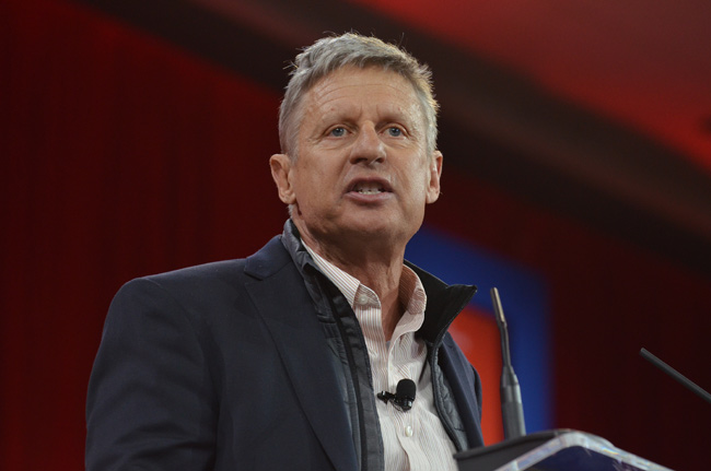 photo 2 of former gov. gary johnson at cpac 2015