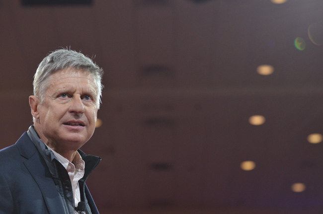 photo 4 of former gov. gary johnson at cpac 2015