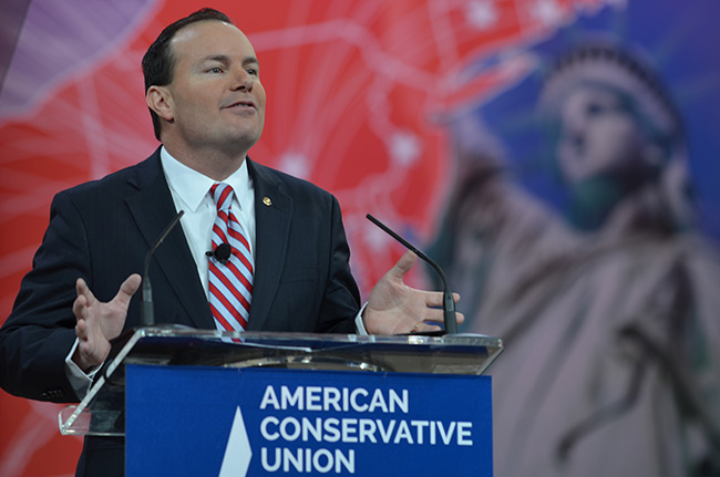 photo 3 of sen. mike lee at cpac 2015