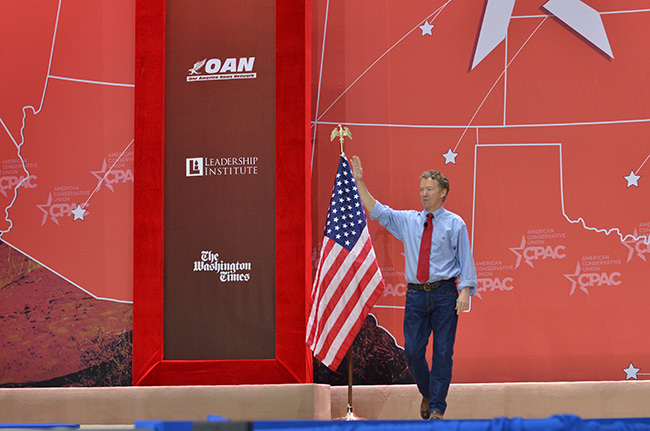 photo 2 of sen. rand paul at cpac 2015