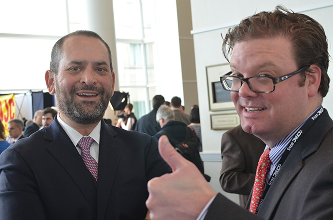 photo of rickpac director jeff miller and senior advisor rob johnson at cpac 2015