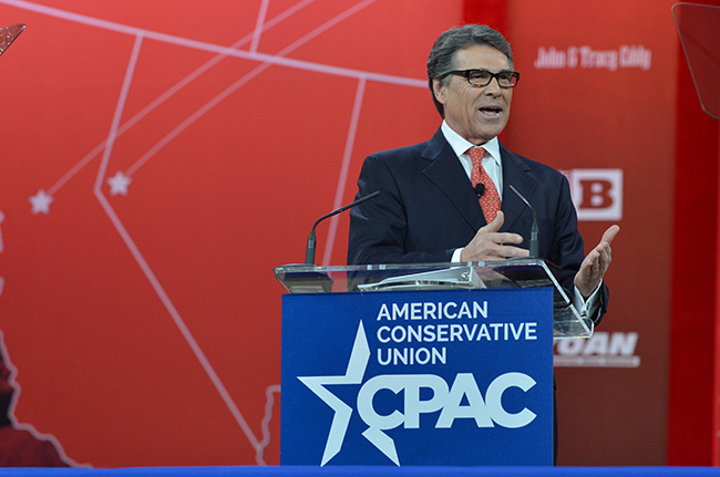 photo 2 of former gov. rick perry at cpac 2015