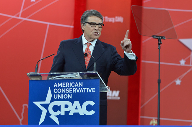 photo 3 of former gov. rick perry at cpac 2015