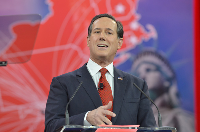 photo 5 of former sen. rick santorum at cpac 2015