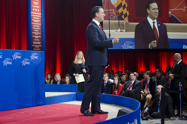 photo 9 of former sen. rick santorum at cpac 2015