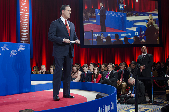 photo 8 of former sen. rick santorum at cpac 2015