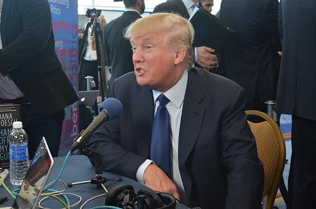 photo 4 of donald trump doing interviews at cpac 2015