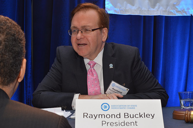 photo of ASDC chair Raymond Buckley at the DNC 2015 Winter Meeting