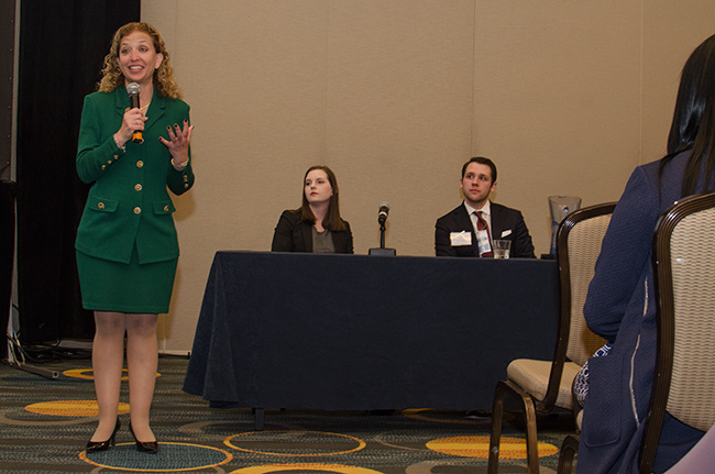 photo 3 of Debbie Wasserman Schultz at the DNC 2015 Winter Meeting