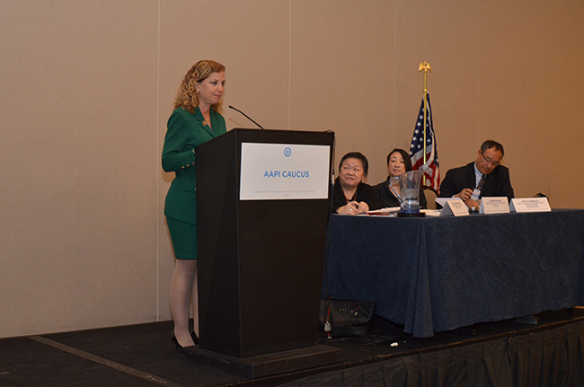 photo 8 of Debbie Wasserman Schultz at the DNC 2015 Winter Meeting