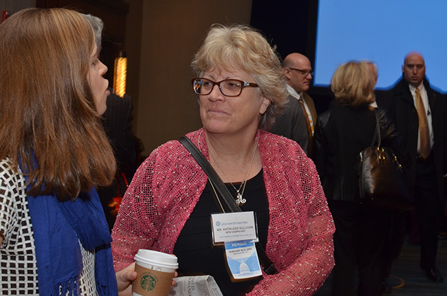 photo 6 of scenes from before the start of the second general session of the DNC winter meeting