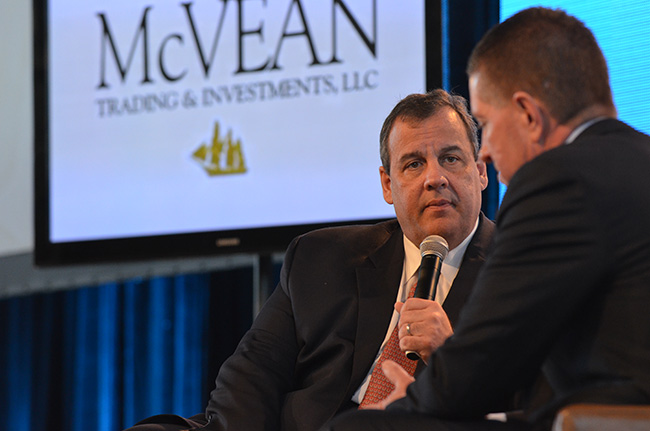 photo 3 of gov. chris christie at the iowa ag summit