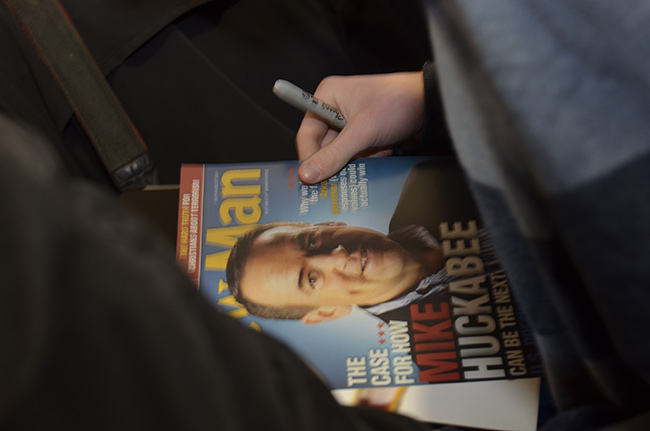 photo of autograph seeker at the iowa ag summit