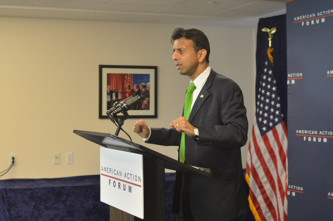 photo 2 of gov. bobby jindal at the American Action Forum