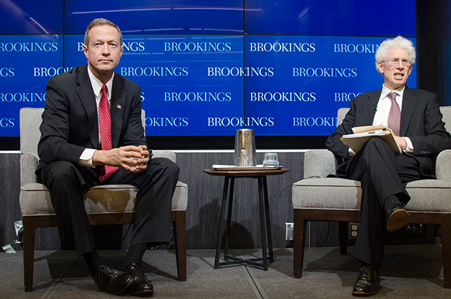 Photo 4 of Former Gov. Martin O'Malley Speaking on Data-Driven Government at the Brookings Institution