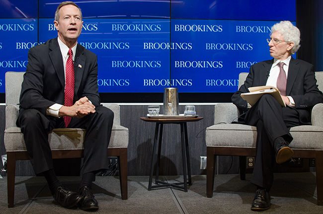 Photo 5 of Former Gov. Martin O'Malley Speaking on Data-Driven Government at the Brookings Institution