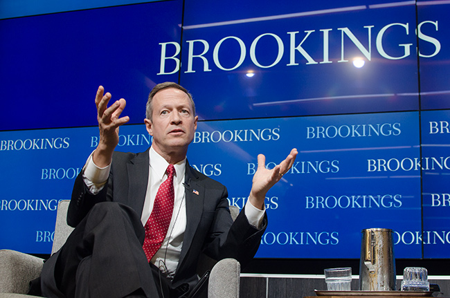Photo 7 of Former Gov. Martin O'Malley Speaking on Data-Driven Government at the Brookings Institution