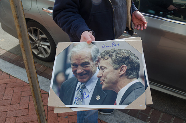 Photo of Sen. Rand Paul autographed photo after his speech at Heritage
Foundation Action's Conservative Policy
Summit
