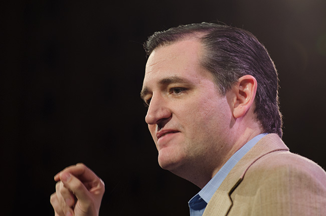 Photo 1 of Sen. Ted Cruz at the Iowa Freedom Summit