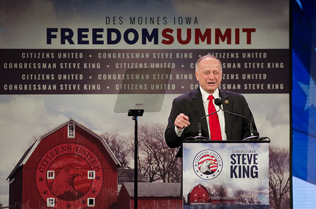 photo 2 Steve King opening remarks at Iowa Freedom Summit