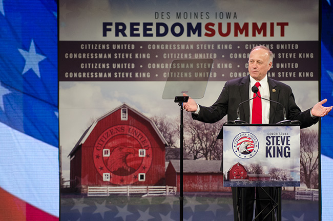 photo 3 Steve King opening remarks at Iowa Freedom Summit