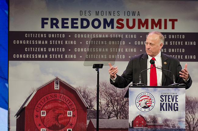 photo 6 Steve King opening remarks at Iowa Freedom Summit