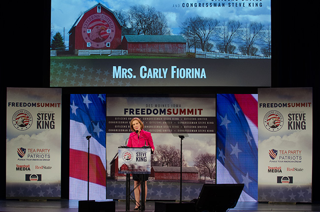 Photo 6 of Carly Fiorina Speaking at the Iowa Freedom Summit