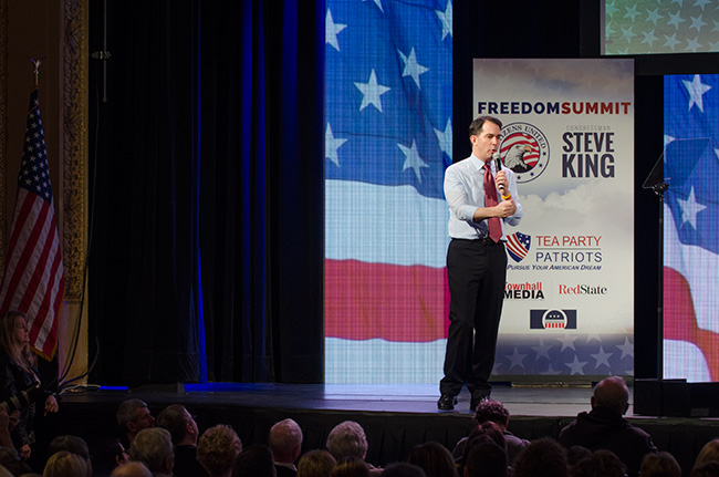 Photo 6 of Gov. Scott Walker Speaking at the Iowa Freedom Summit
